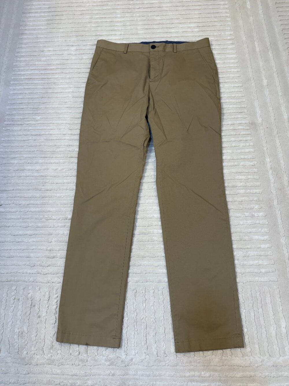 Perry Ellis Slim Fit Stretch Khaki Pants 33x32